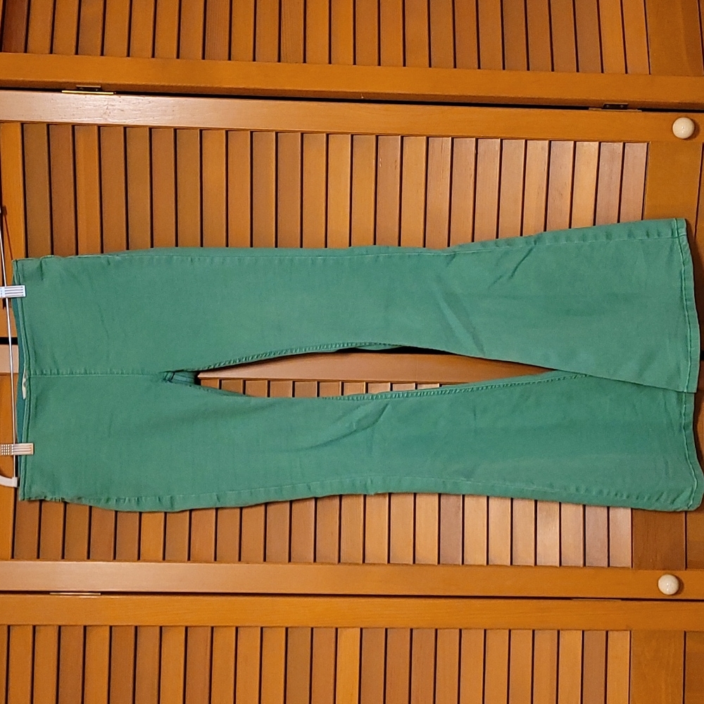 We The Free Green Flare Jeans